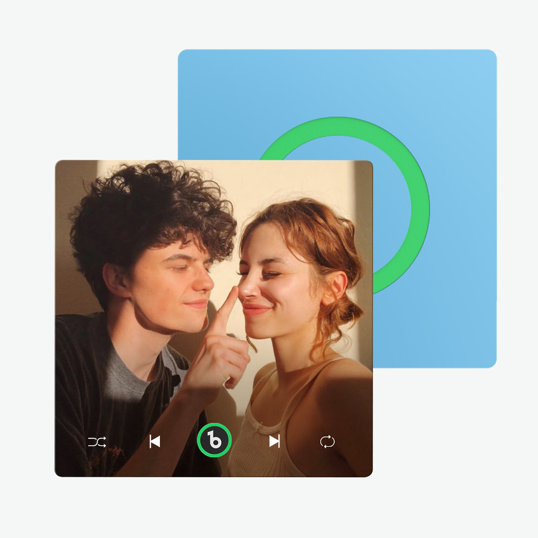 Magnete Da Frigorifero Con Musica Personalizzata Nuovo Aggiornamento 4.0 Il Magnete Da Frigorifero Personalizzato Per Musica E Foto Supporta La Connettività Bluetooth - soufeelit