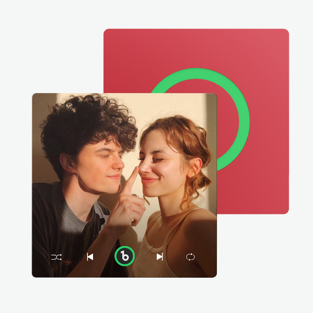 Magnete Da Frigorifero Con Musica Personalizzata Nuovo Aggiornamento 4.0 Il Magnete Da Frigorifero Personalizzato Per Musica E Foto Supporta La Connettività Bluetooth - soufeelit