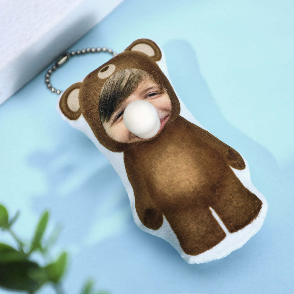 Portachiavi Con Cuscino Minime Personalizzato Divertente Portachiavi Con Bolle Di Pressione Tasca Abbraccio Regali Di San Valentino - soufeelit