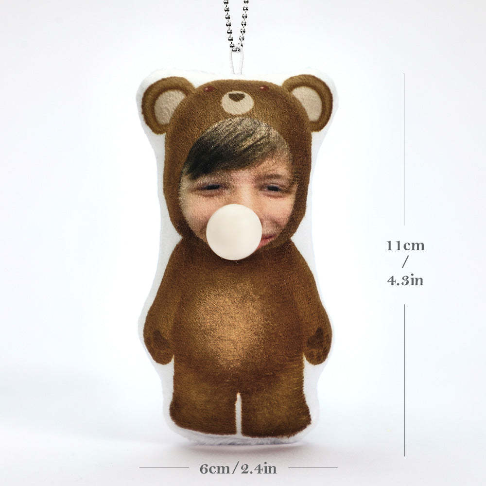 Portachiavi Con Cuscino Minime Personalizzato Divertente Portachiavi Con Bolle Di Pressione Tasca Abbraccio Regali Di San Valentino - soufeelit