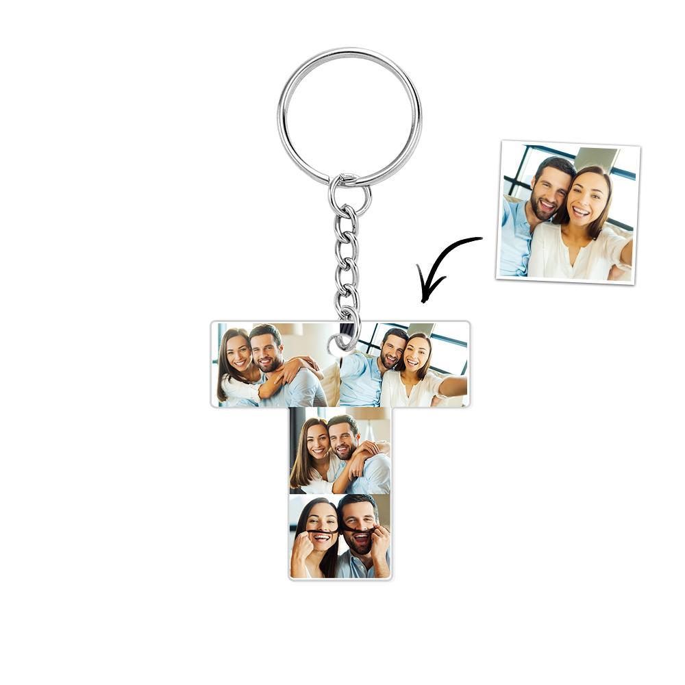 Portachiavi Personalizzato Con 26 Lettere, Portachiavi Con Ciondolo, Alfabeto, Portachiavi, Nome Iniziale, Immagini Personalizzate, Salva Bellissimi Ricordi - soufeelit