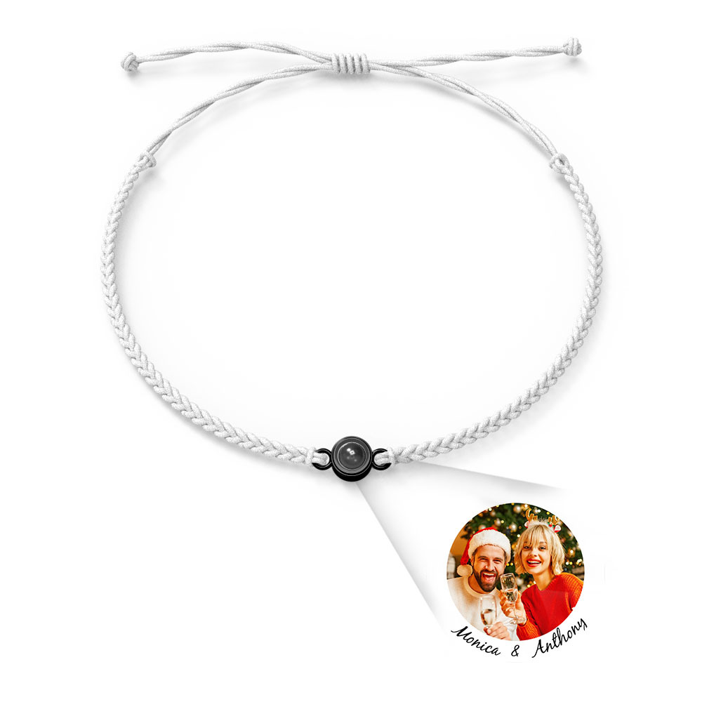 Bracciale Con Ciondolo Per Proiezione Fotografica Personalizzato Stili In Più Colori Ti Amo In 100 Lingue Regalo Di Compleanno Per Gioielli Fotografici Minimalisti Per Lei - soufeelit