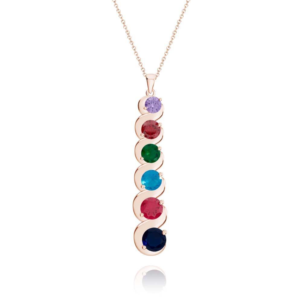 Collana Personalizzata Con Pietre Portafortuna, Collana Con Ciondolo In Quantità Opzionale, Regali Per Lei - soufeelit