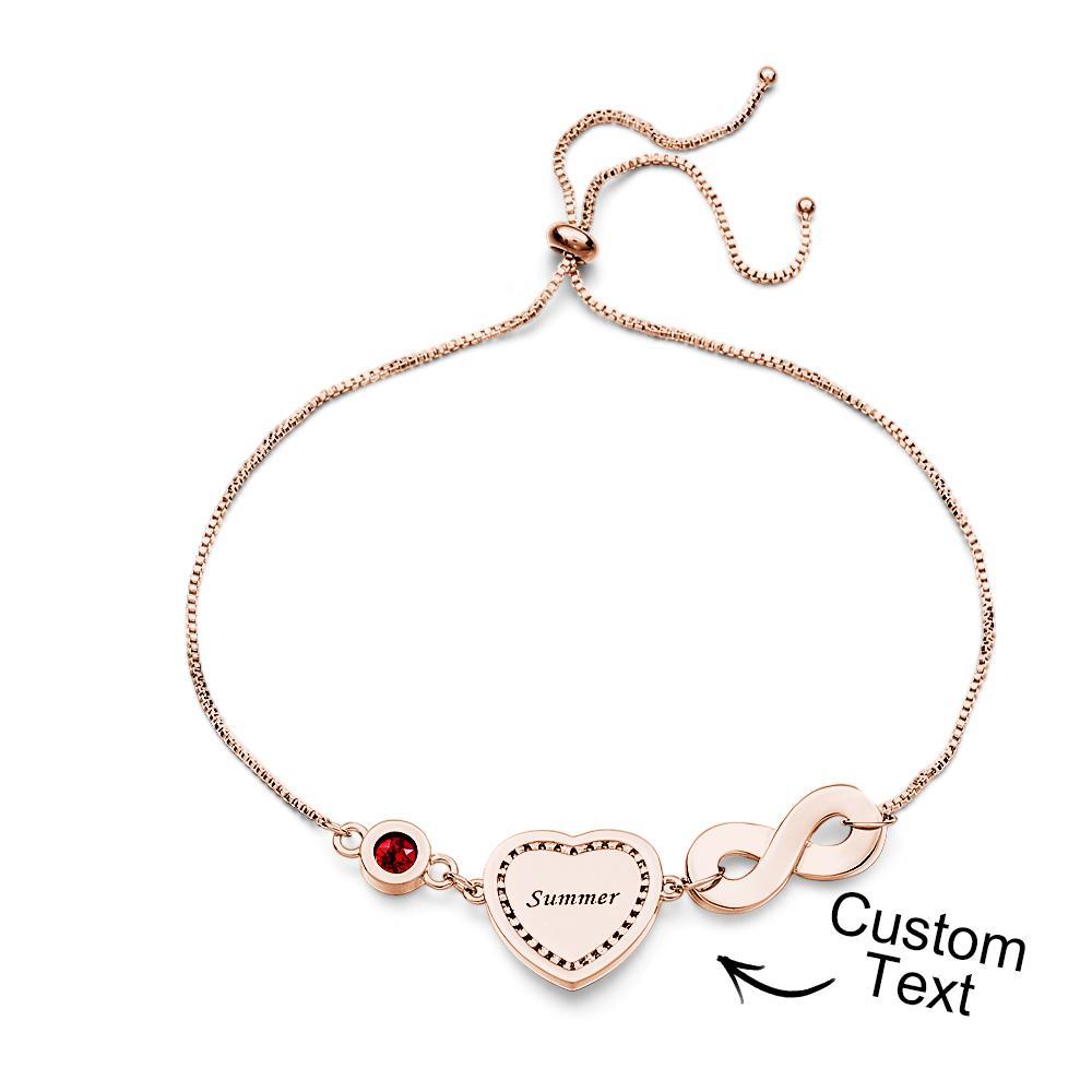 Bracciale Portafortuna Con Foto Personalizzata Con Testo Bracciale Regolabile Regali Per Le Donne - soufeelit