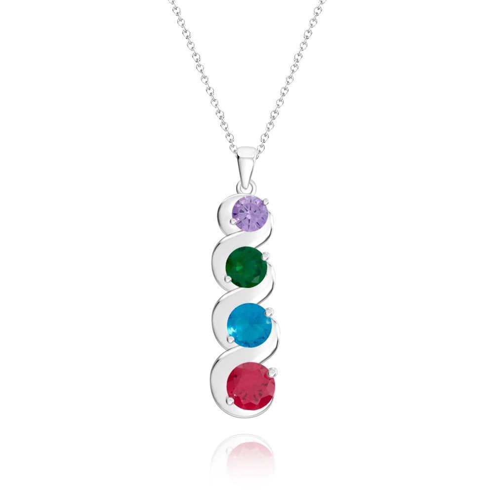 Collana Personalizzata Con Pietre Portafortuna, Collana Con Ciondolo In Quantità Opzionale, Regali Per Lei - soufeelit