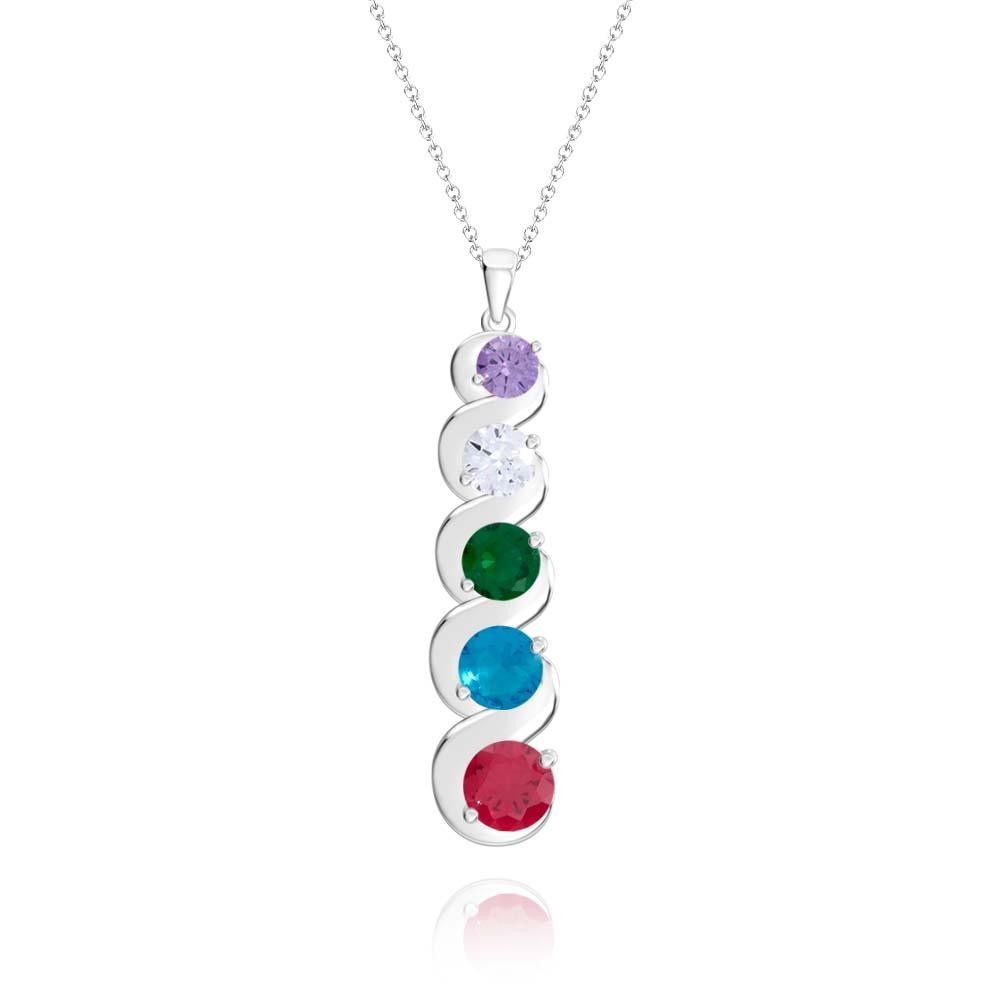 Collana Personalizzata Con Pietre Portafortuna, Collana Con Ciondolo In Quantità Opzionale, Regali Per Lei - soufeelit