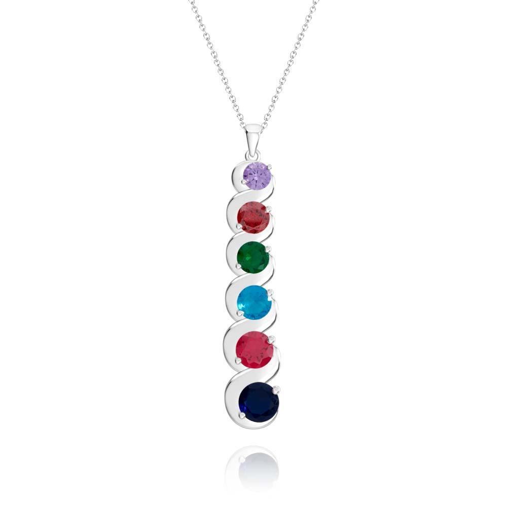 Collana Personalizzata Con Pietre Portafortuna, Collana Con Ciondolo In Quantità Opzionale, Regali Per Lei - soufeelit
