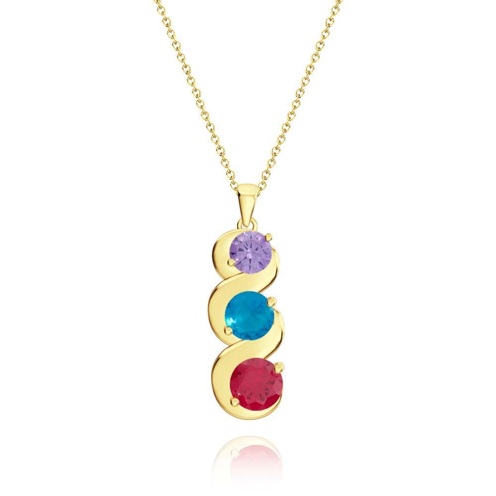 Collana Personalizzata Con Pietre Portafortuna, Collana Con Ciondolo In Quantità Opzionale, Regali Per Lei - soufeelit