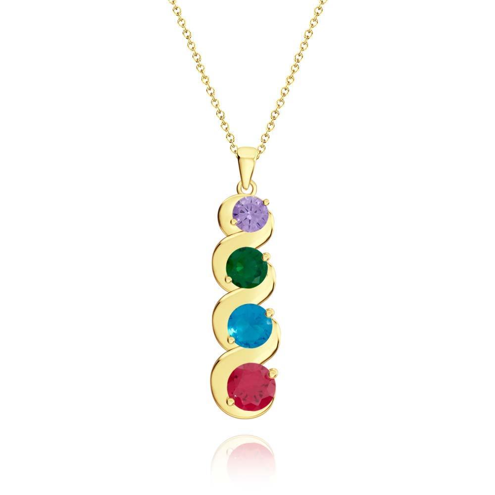 Collana Personalizzata Con Pietre Portafortuna, Collana Con Ciondolo In Quantità Opzionale, Regali Per Lei - soufeelit