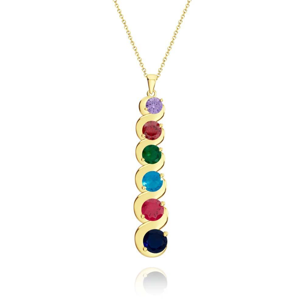 Collana Personalizzata Con Pietre Portafortuna, Collana Con Ciondolo In Quantità Opzionale, Regali Per Lei - soufeelit