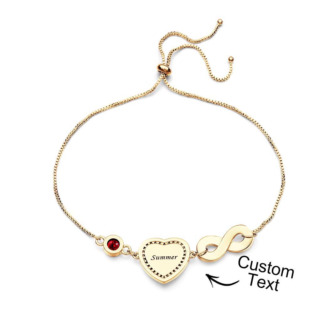 Bracciale Portafortuna Con Foto Personalizzata Con Testo Bracciale Regolabile Regali Per Le Donne - soufeelit