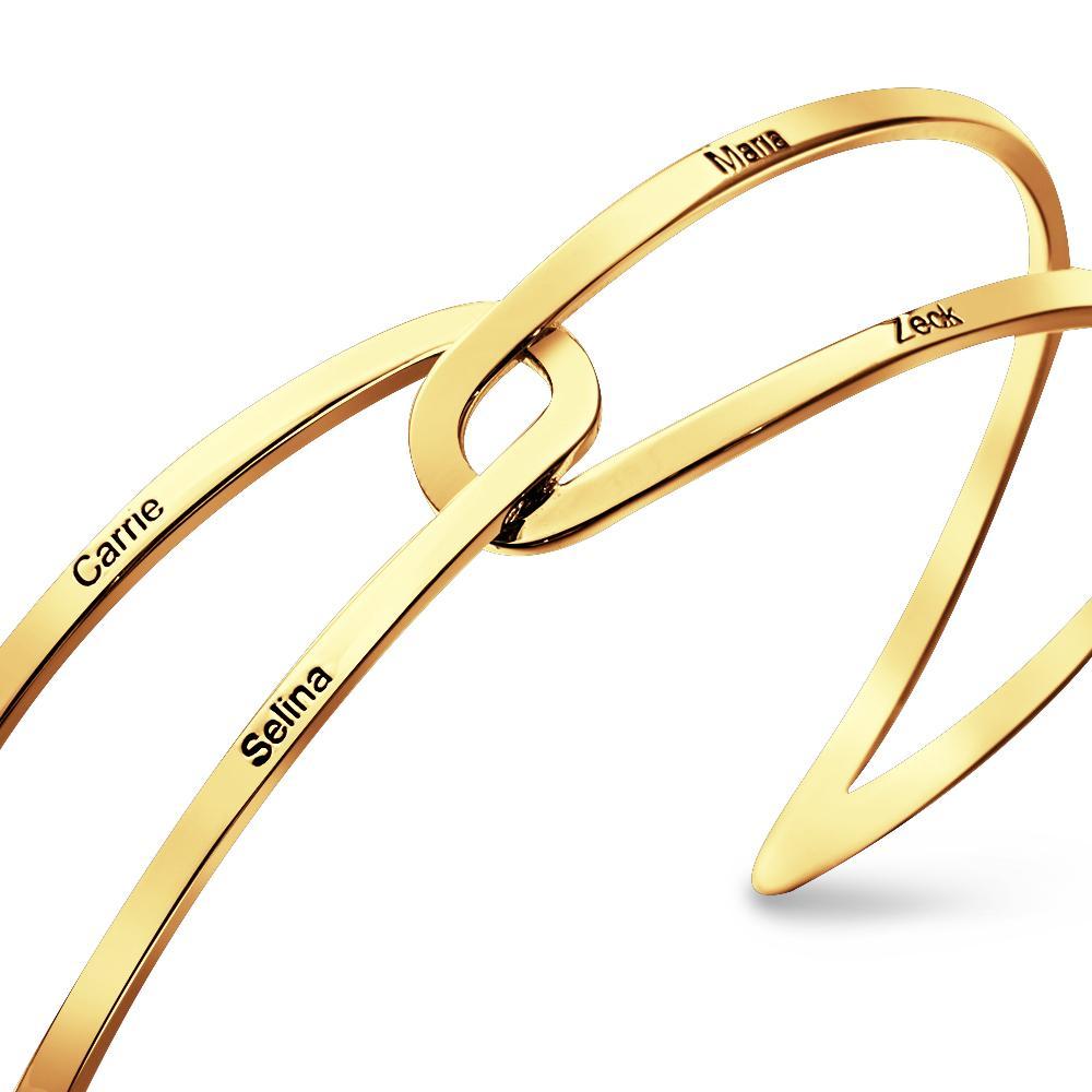 Polsino Regolabile Personalizzato Bracciale Per Coppia Regalo Gioielli Personalizzati Compleanno Damigella D'onore Per Lei - soufeelit