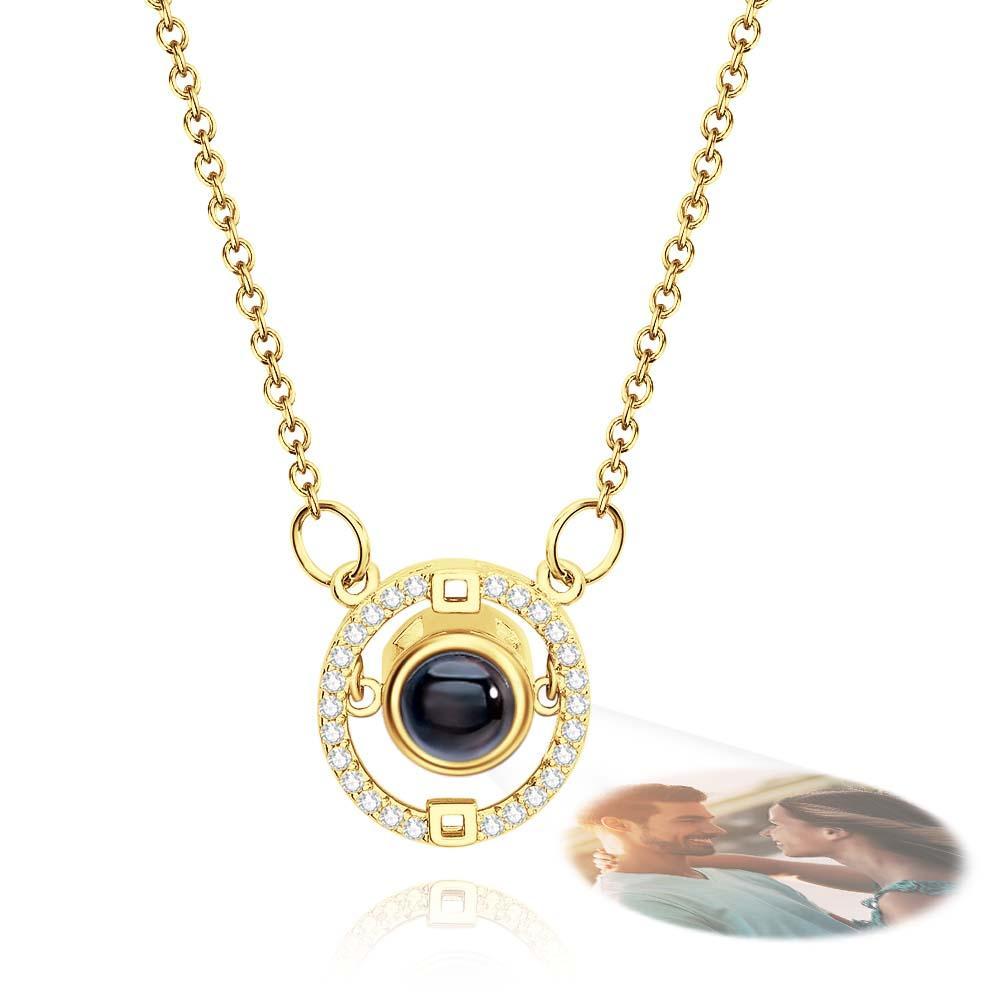 Collana Con Proiezione Personalizzata Regalo Di Moda In Stile Classico Per Lei - soufeelit