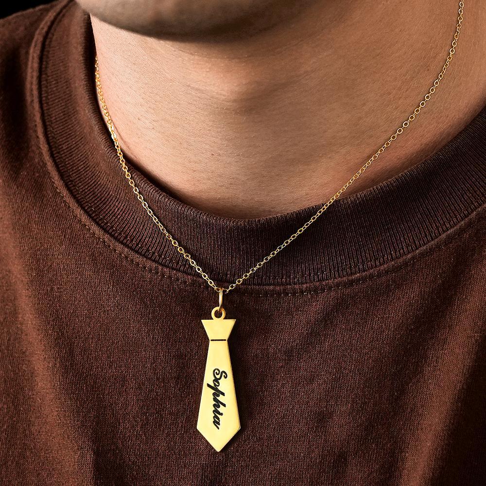 Collana Con Nome Personalizzato Regalo Creativo Divertente Per Papà - soufeelit