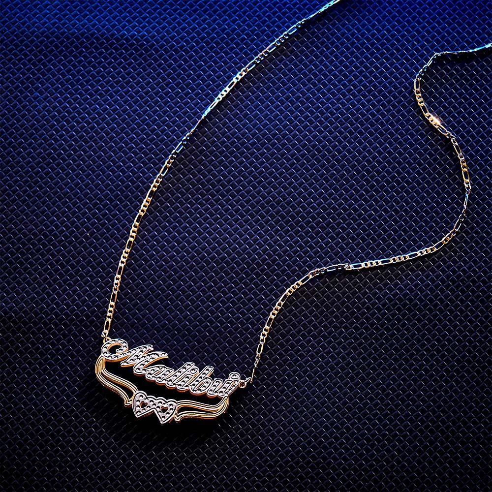 Collana Con Nome Hip-hop Personalizzato Collana In Metallo Bling Vintage Regali Per Uomo - soufeelit