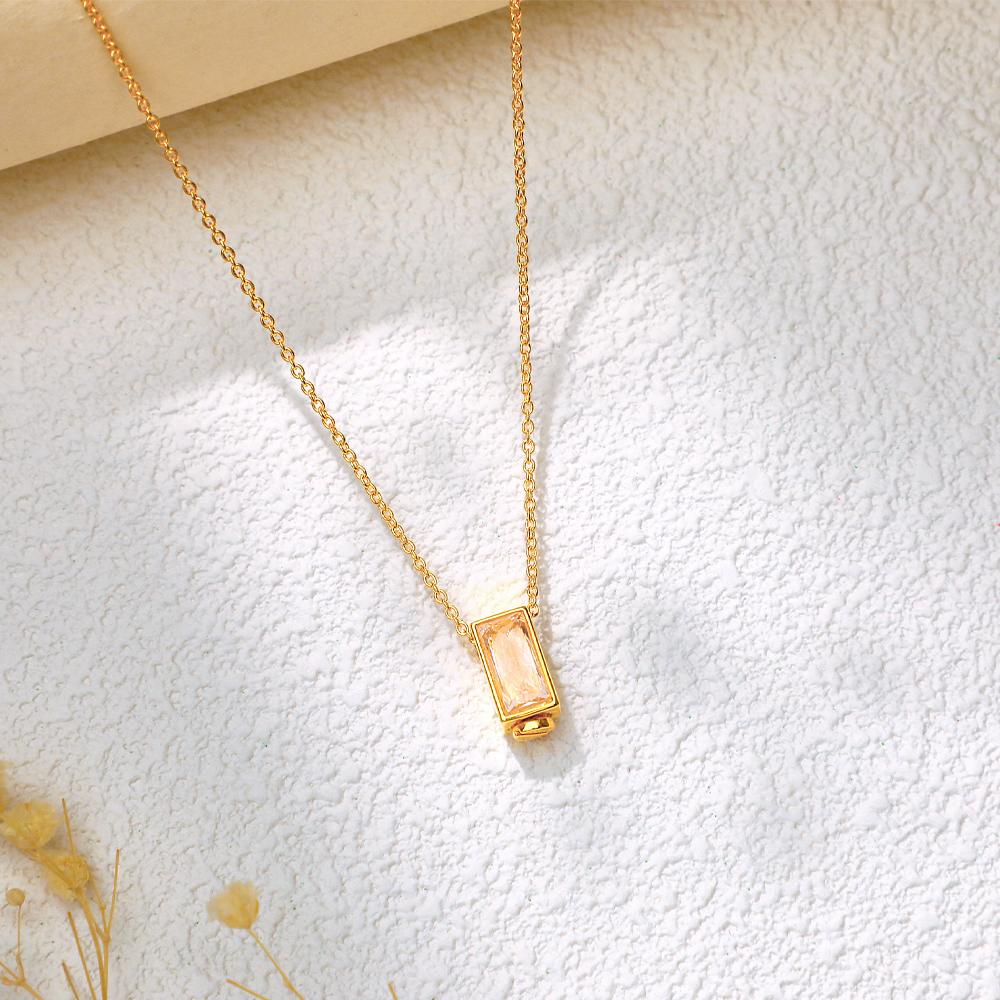 Collana Con Urna E Ceneri Incisibili, Ciondolo Mini Cubo, Gioielli Commemorativi - soufeelit