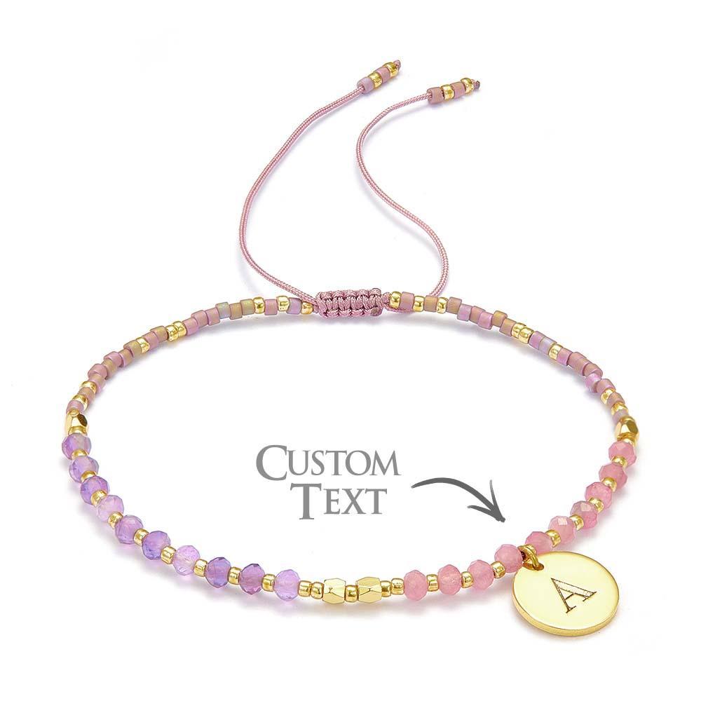 Bracciale Inciso Personalizzato Regali In Stile Impilato Bohemia - soufeelit