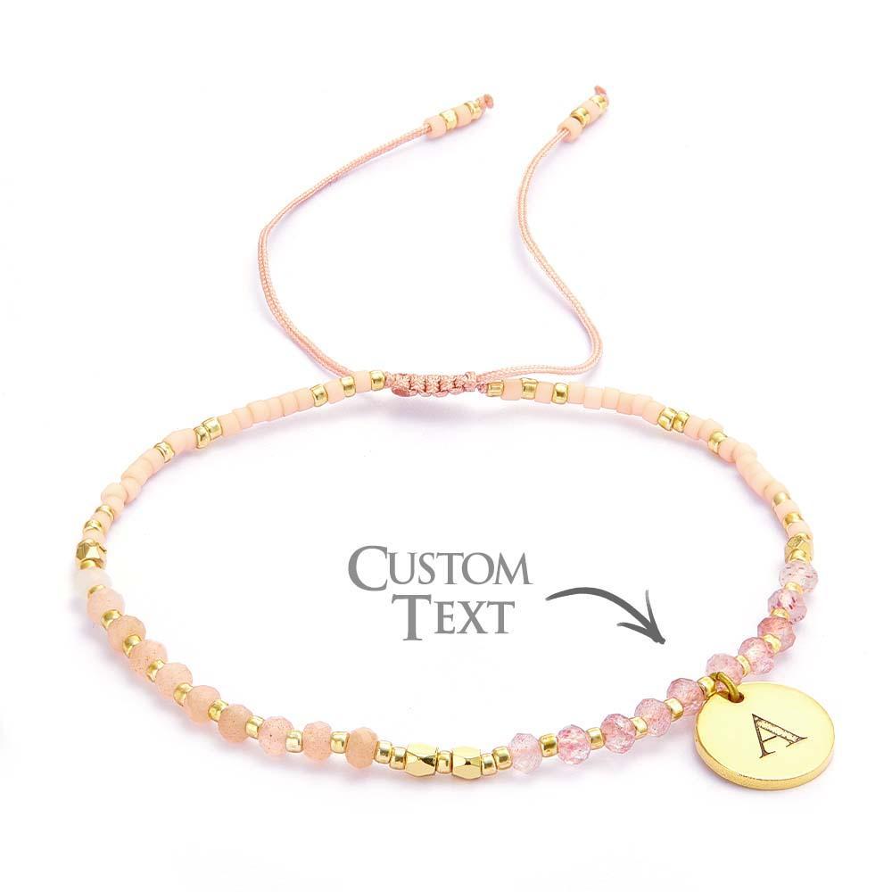 Bracciale Inciso Personalizzato Regali In Stile Impilato Bohemia - soufeelit