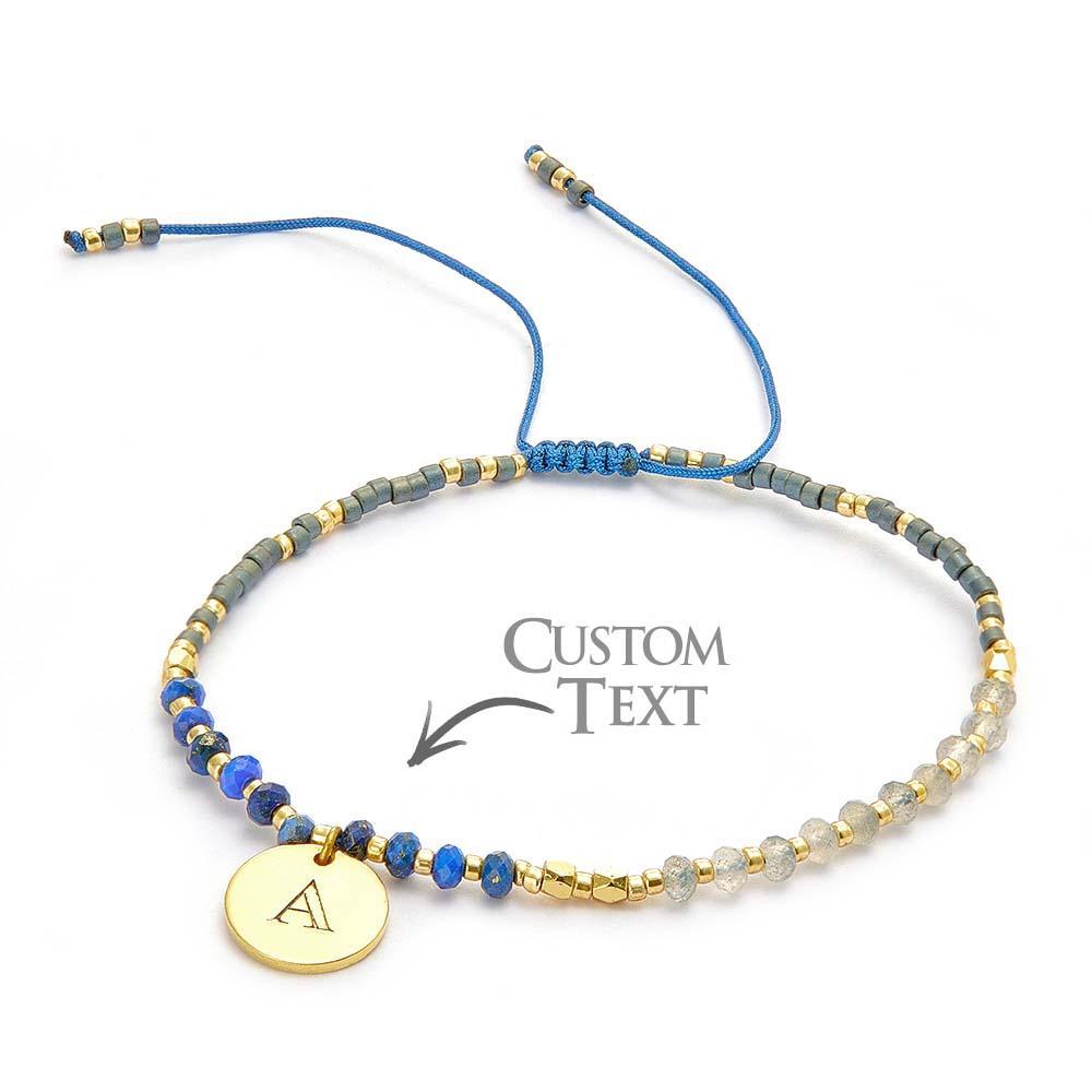 Bracciale Inciso Personalizzato Regali In Stile Impilato Bohemia - soufeelit