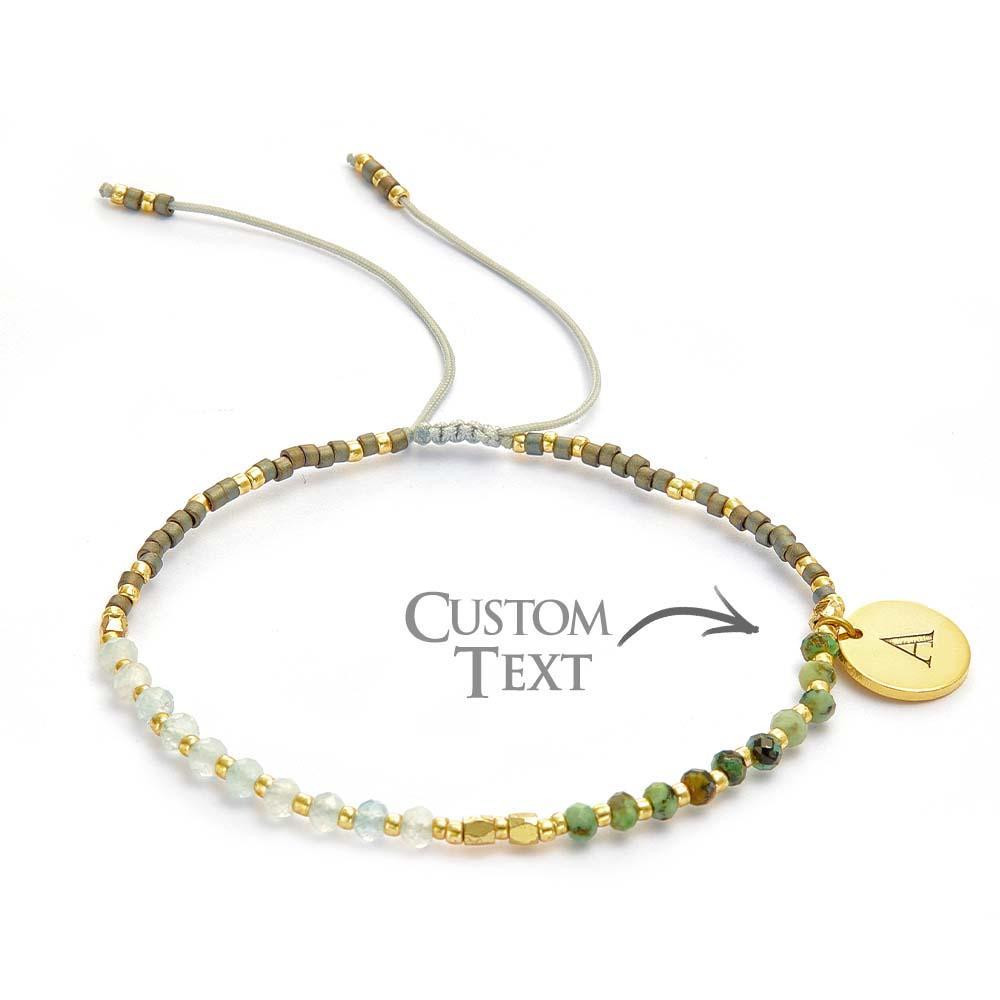 Bracciale Inciso Personalizzato Regali In Stile Impilato Bohemia - soufeelit