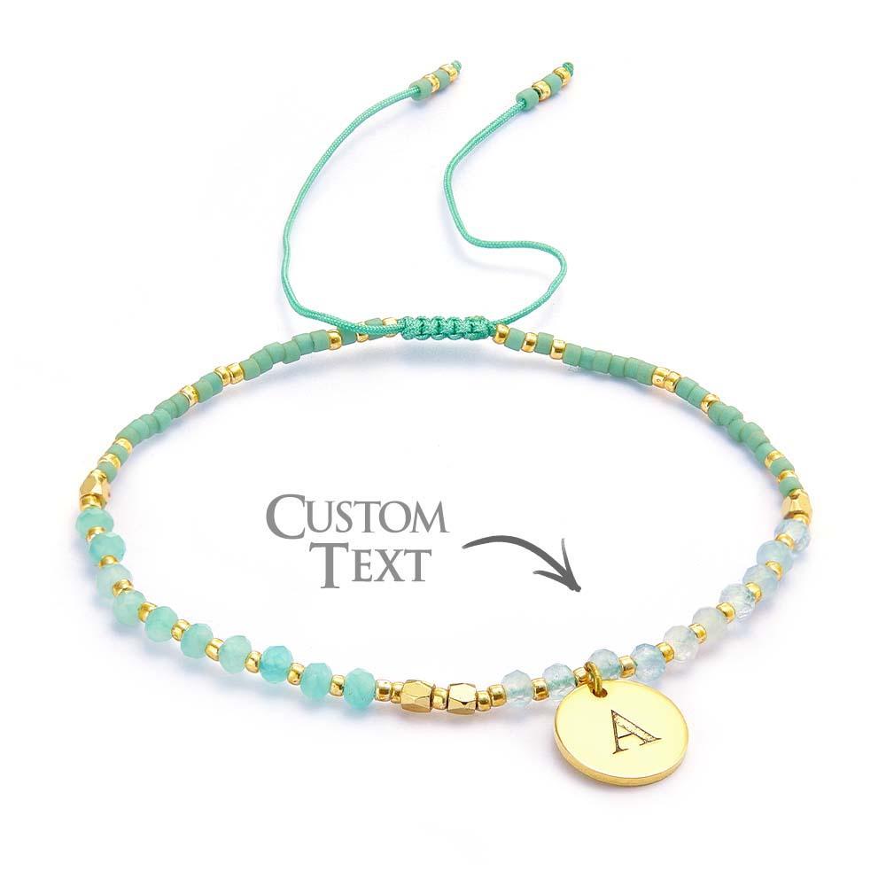 Bracciale Inciso Personalizzato Regali In Stile Impilato Bohemia - soufeelit