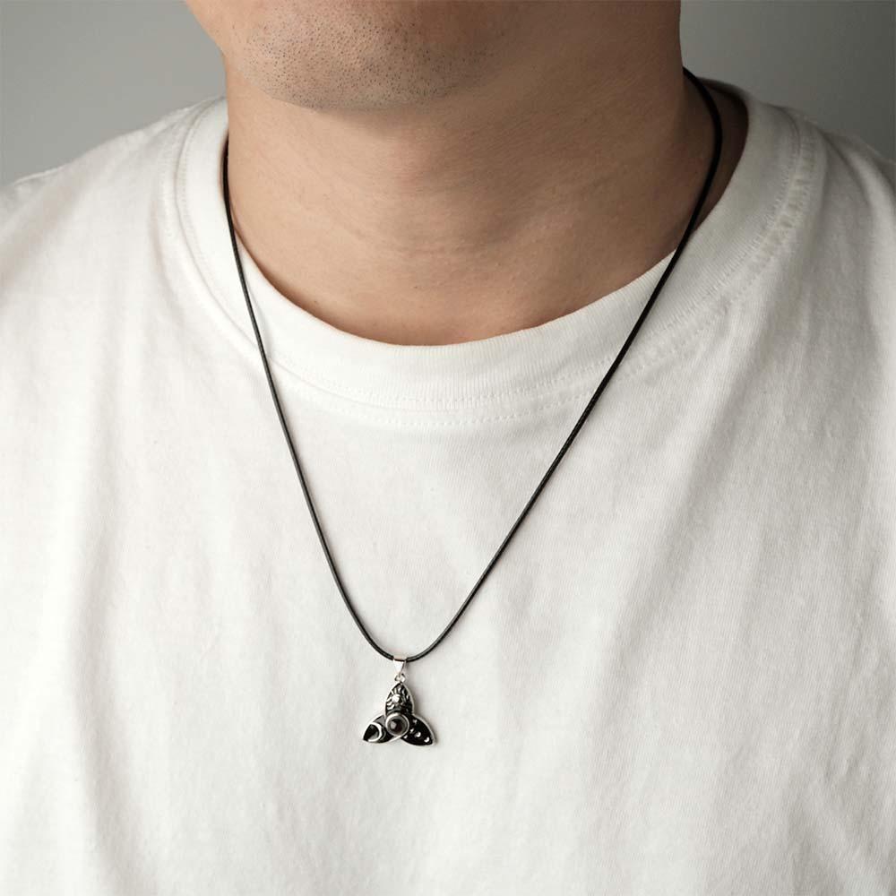 Collana Di Proiezione Personalizzata Regalo Di Moda Retrò Per Uomo - soufeelit