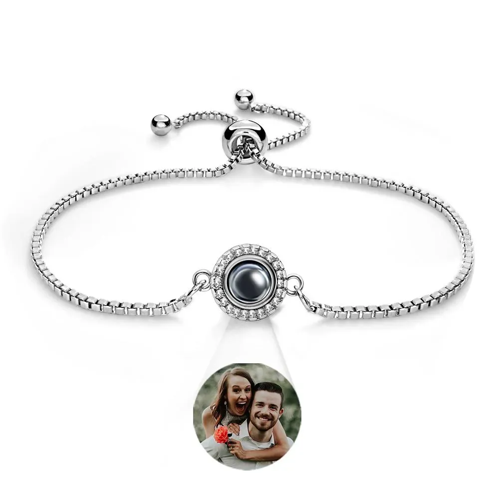 Braccialetti Per Proiezioni Braccialetti Per Proiezioni Personalizzati In Acciaio Inossidabile Braccialetti Con Foto Intrecciate Regali Commemorativi - soufeelit