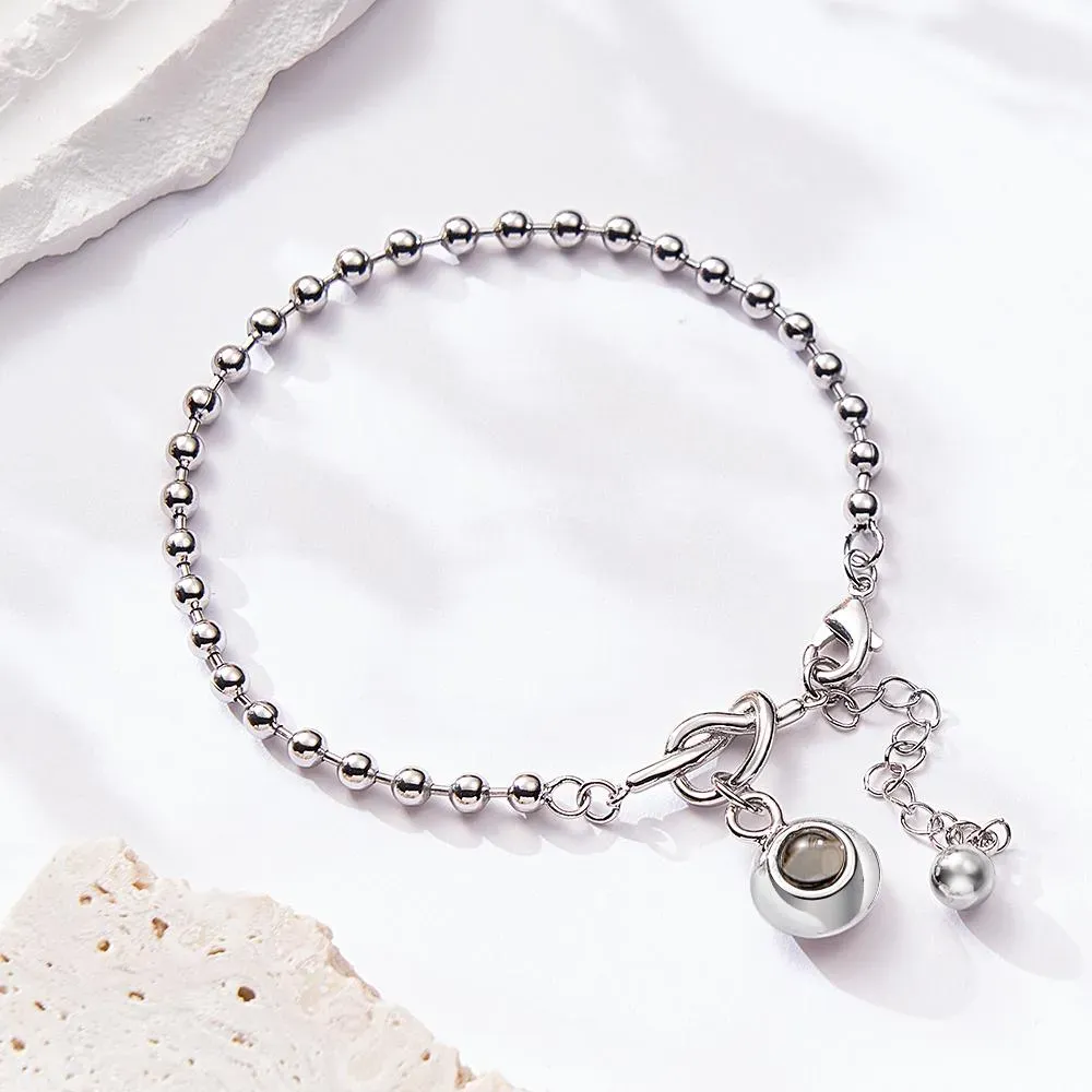 Braccialetti Per Proiezioni Braccialetti Per Proiezioni Personalizzati In Acciaio Inossidabile Braccialetti Con Foto Intrecciate Regali Commemorativi - soufeelit