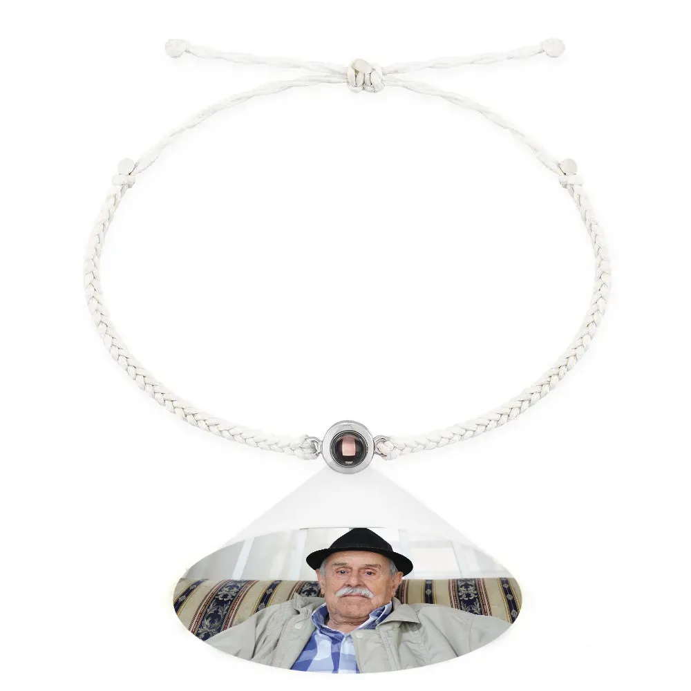 Braccialetti Per Proiezioni Braccialetti Per Proiezioni Personalizzati In Acciaio Inossidabile Braccialetti Con Foto Intrecciate Regali Commemorativi - soufeelit