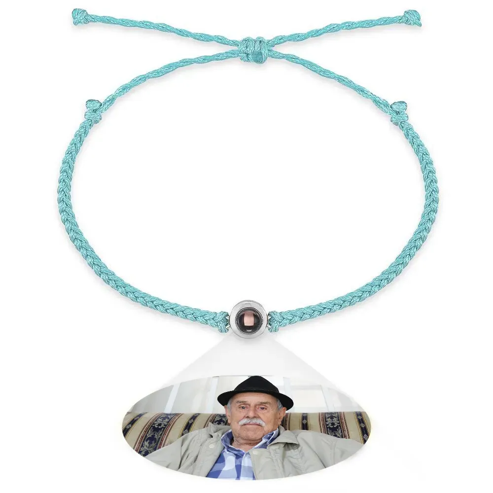 Braccialetti Per Proiezioni Braccialetti Per Proiezioni Personalizzati In Acciaio Inossidabile Braccialetti Con Foto Intrecciate Regali Commemorativi - soufeelit