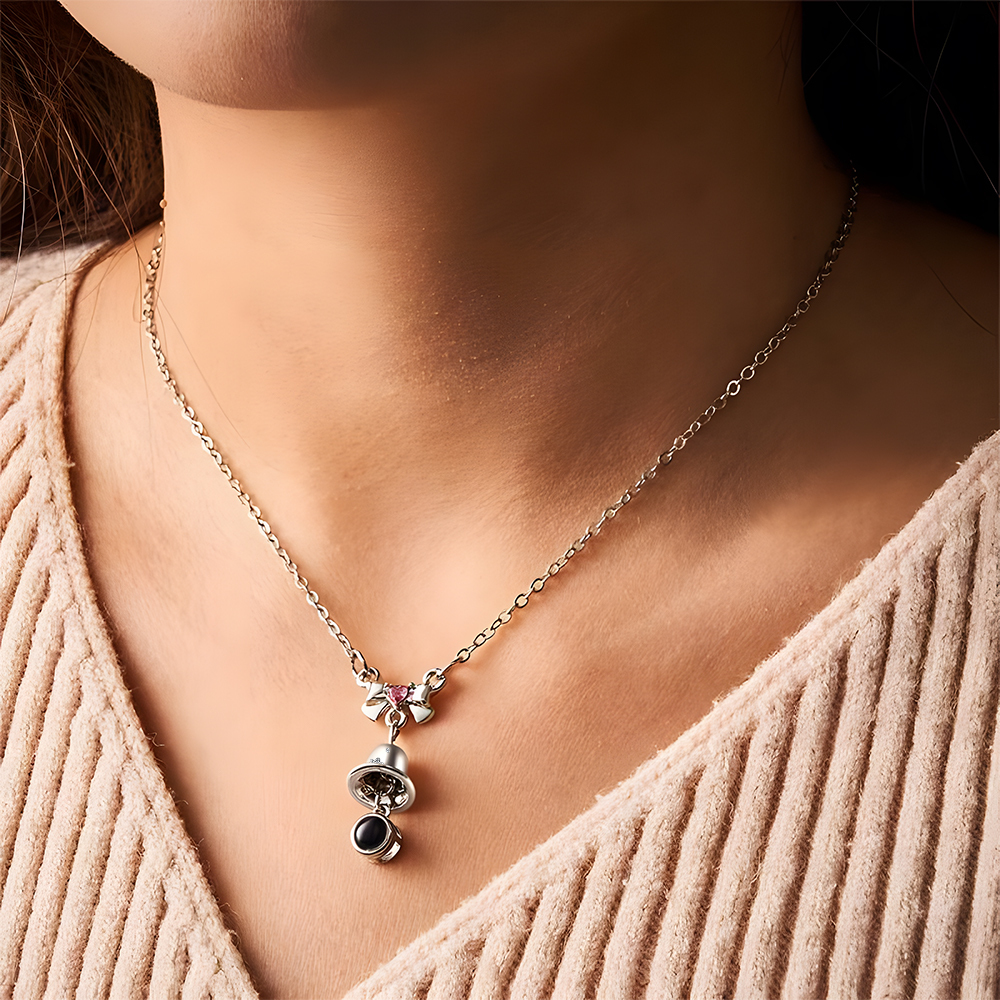Collana Con Proiezione Personalizzata Campane Di Natale Regalo Unico