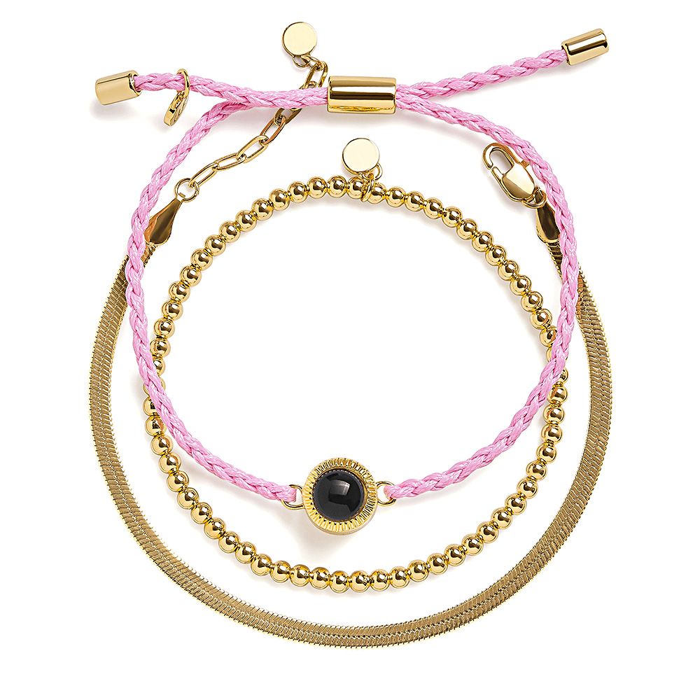 Confezione Di Braccialetti Con Gemme Di Proiezione Personalizzati, Bracciale Con Foto, Bracciale Elasticizzato Con Perline Personalizzato, Regali Di Natale - soufeelit