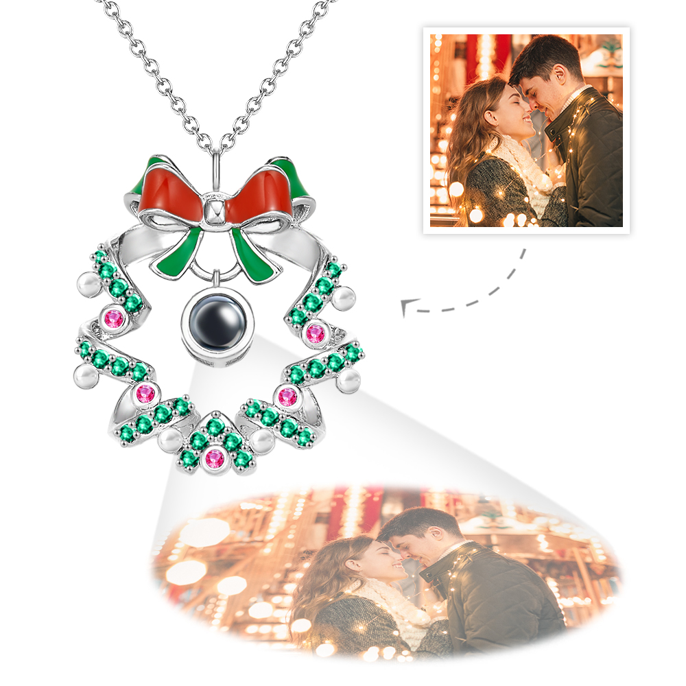 Collana Con Proiezione Personalizzata Collana Con Ghirlanda Natalizia Regali Per I Suoi Regali Di Natale - soufeelit