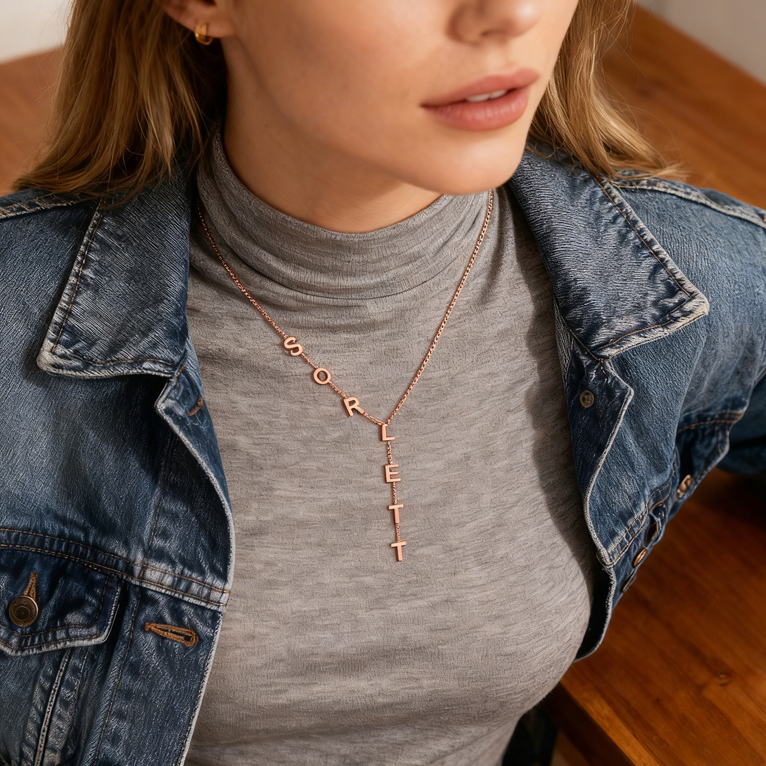 Collana Con Iniziale Personalizzata, Collana Con Nome A Goccia Personalizzato, Collana Con Nome A Y, Regalo Personalizzato Per Lei, Gioielli Da Damigella D'onore - soufeelit