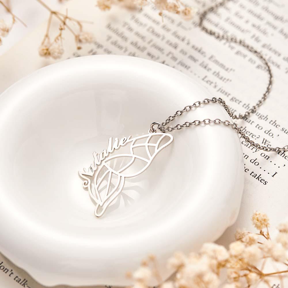 Collana Personalizzata Con Due Farfalle Set Per Migliori Amici Collana Personalizzata Bff Per 2 Regali Di Amicizia Con Ali Di Farfalla - soufeelit