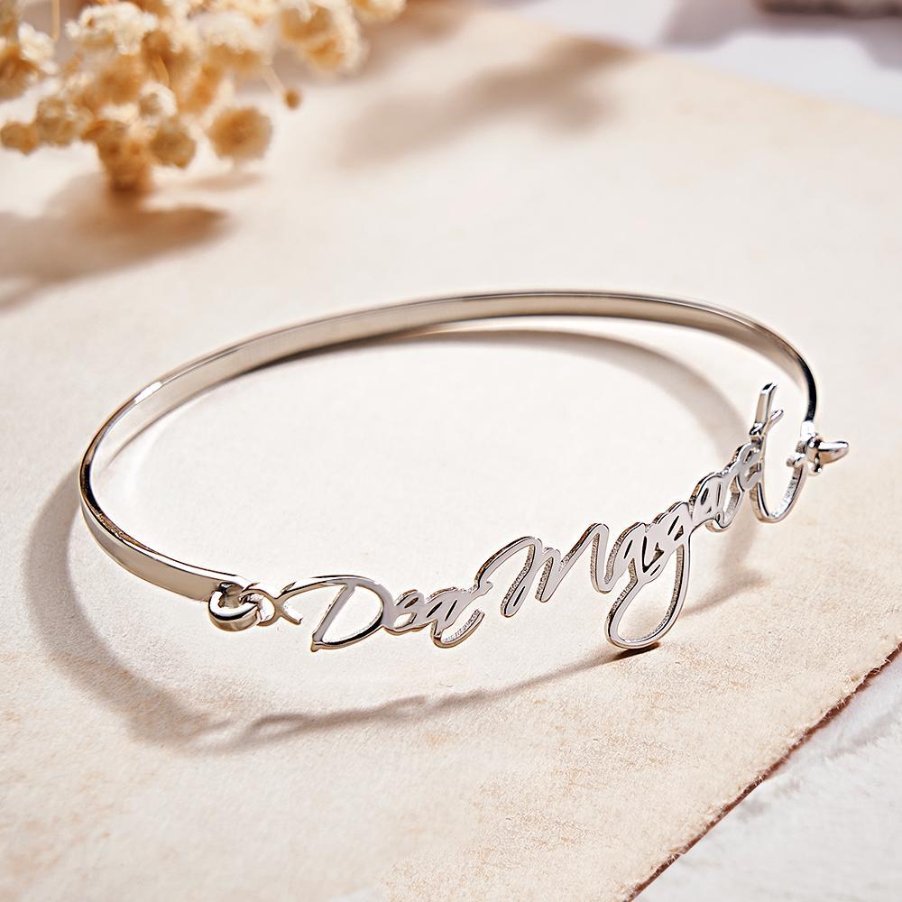 Bracciale Con Nome Personalizzato, Braccialetto Commemorativo Regolabile, Regalo Per Le Donne - soufeelit