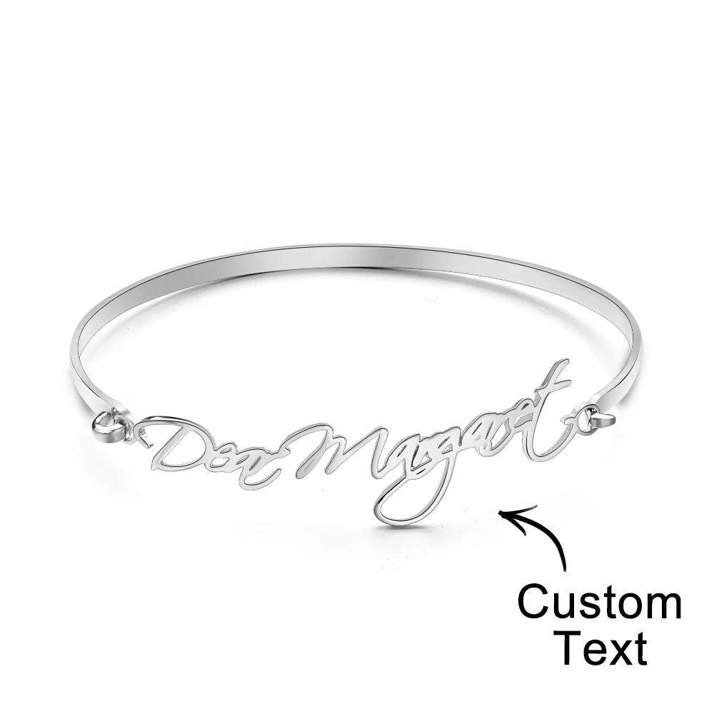 Bracciale Con Nome Personalizzato, Braccialetto Commemorativo Regolabile, Regalo Per Le Donne