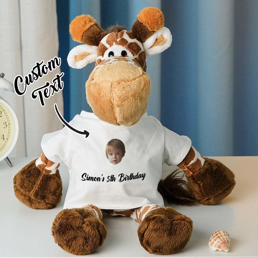 Regalo Di Annuncio Di Nascita Di Peluche Con Animali Di Peluche Personalizzati Per Baby Shower - soufeelit