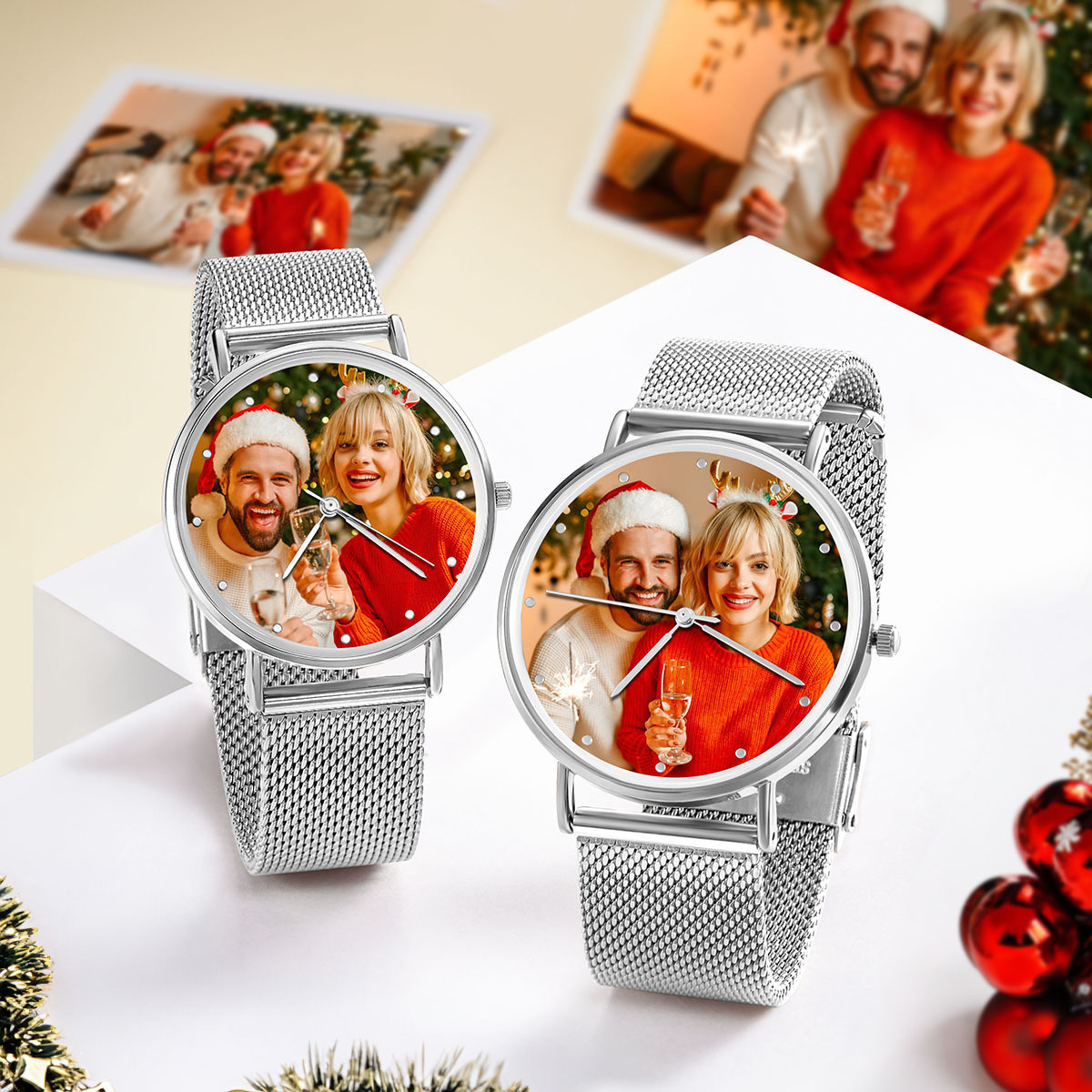 Orologi Da Donna Con Foto Soufeel Incisi Con Cinturino In Lega, Regalo Di Natale Per La Famiglia - soufeelit