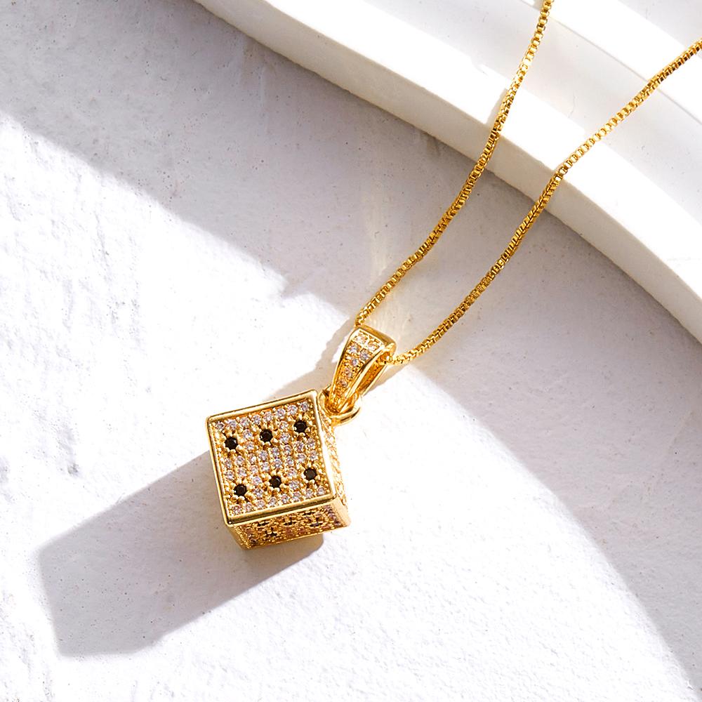 Collana Hip Hop Regali Di Gioielli Alla Moda Con Collana Di Zirconi Per Uomo - soufeelit