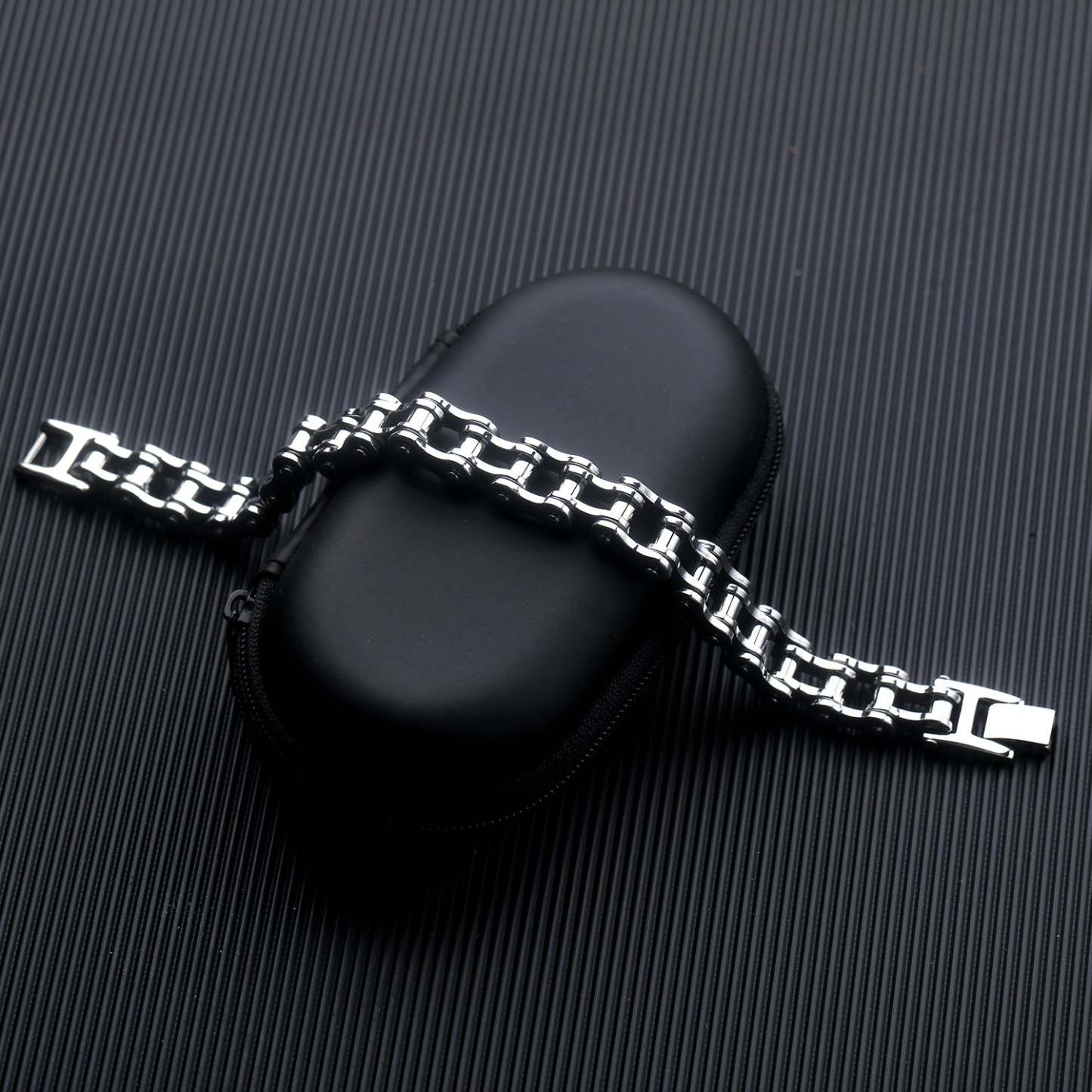 Bracciale Per Bicicletta Hip Hop Con Catena Da Motociclista Alla Moda, Regali In Oro Per Uomo - soufeelit
