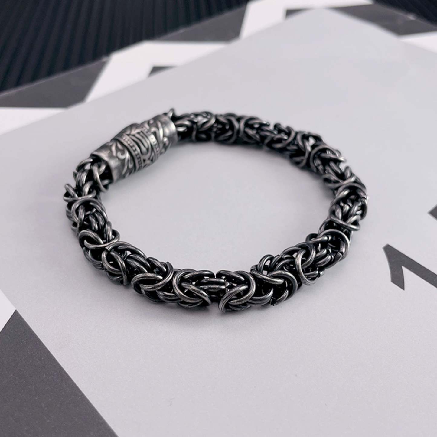 Gioielli Con Fibbia Magnetica Stile Moda Braccialetto Da Uomo Hip-hop - soufeelit