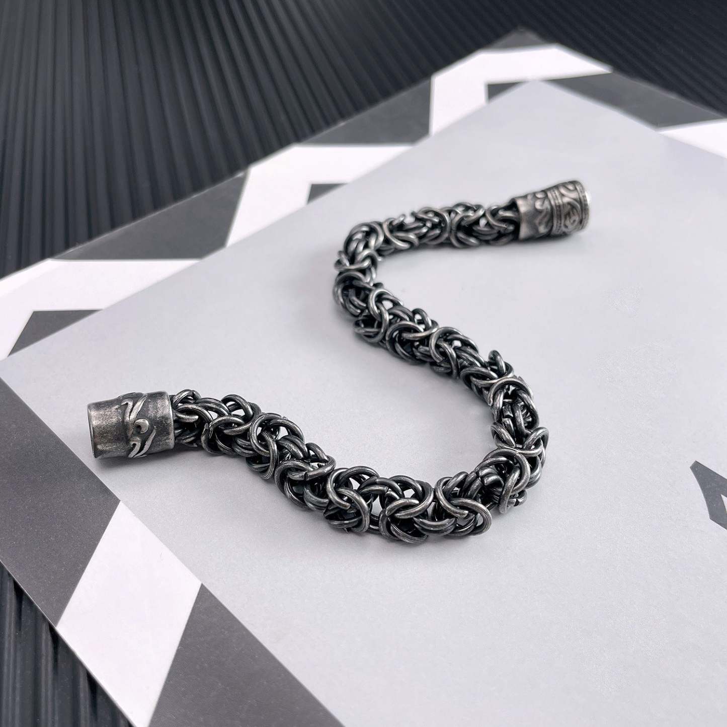 Gioielli Con Fibbia Magnetica Stile Moda Braccialetto Da Uomo Hip-hop - soufeelit