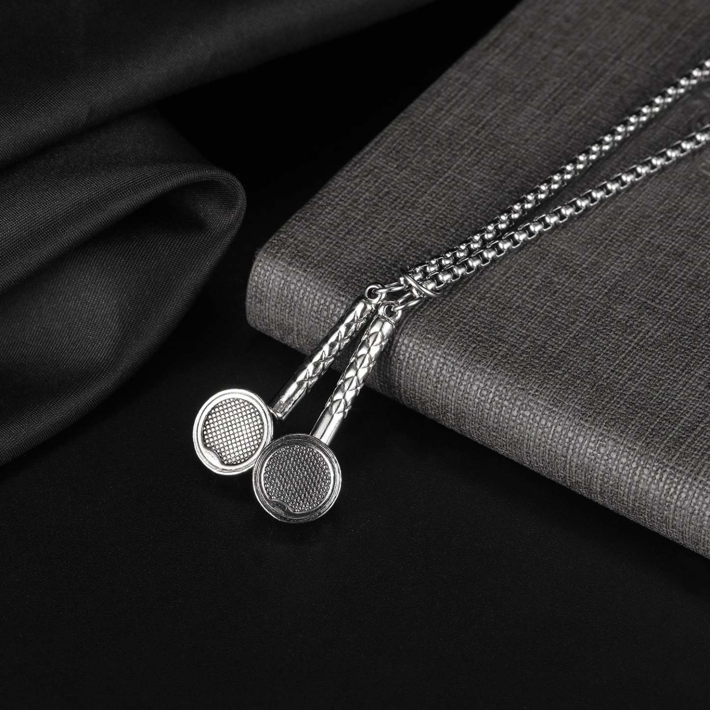 Collana Da Uomo Di Tendenza Alla Moda, Cuffie Creative, Regali Hip-hop - soufeelit