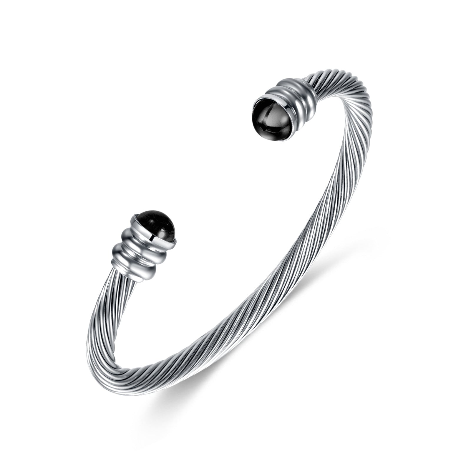 Bracciale Alla Moda Con Motivo Twist. Regali Semplici E Alla Moda - soufeelit