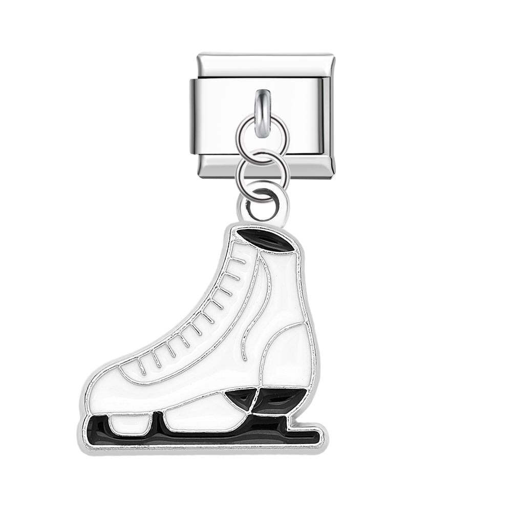 Charm Italiano Per Scarpe Da Pattinaggio Per Braccialetti Con Charm Italiani Link Composable Regalo Di Natale - soufeelit