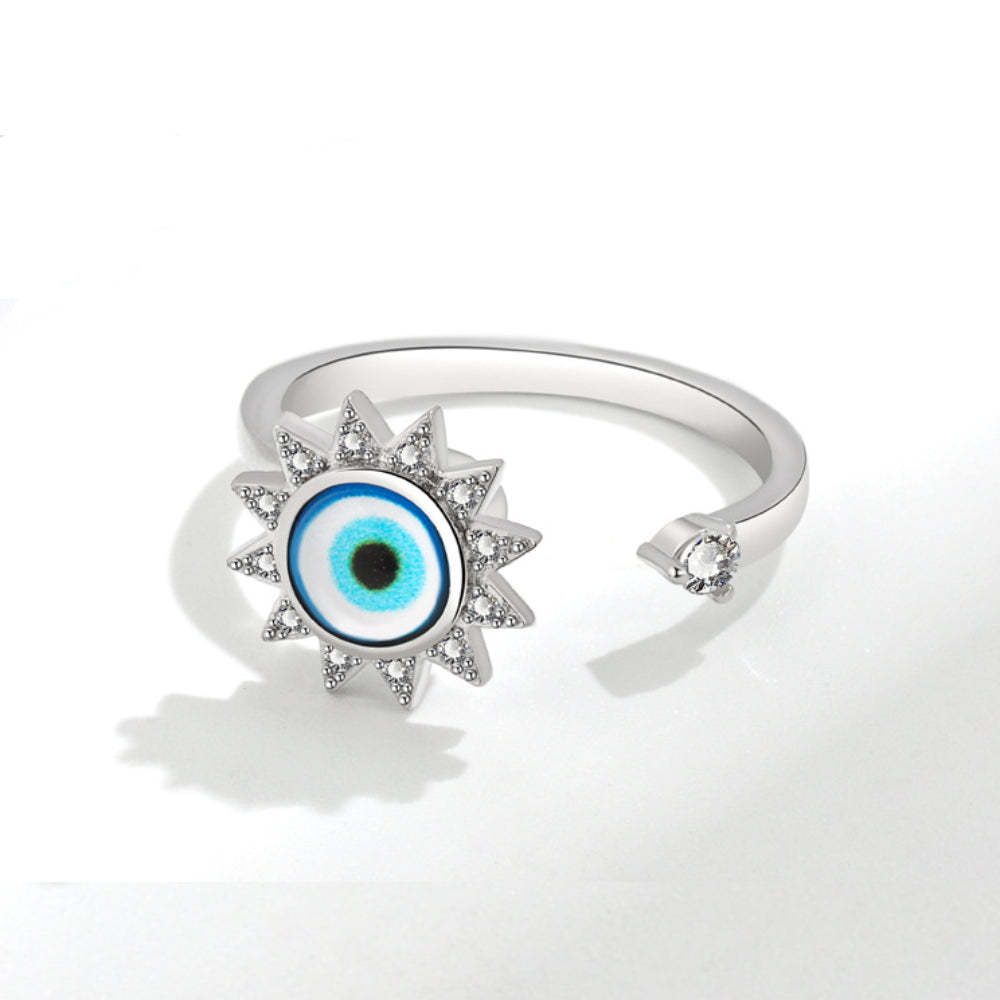 Fidget Anello Ansia Anello Spinner Aperto Regolabile Regali Di Gioielli Per Donne Ragazza - soufeelit