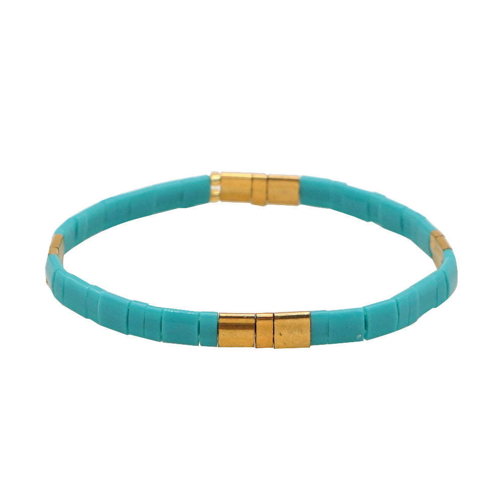 Bracciale Tila Blu, Regalo Artigianale Alla Moda Vintage Per Gli Amanti Dei Gioielli - soufeelit