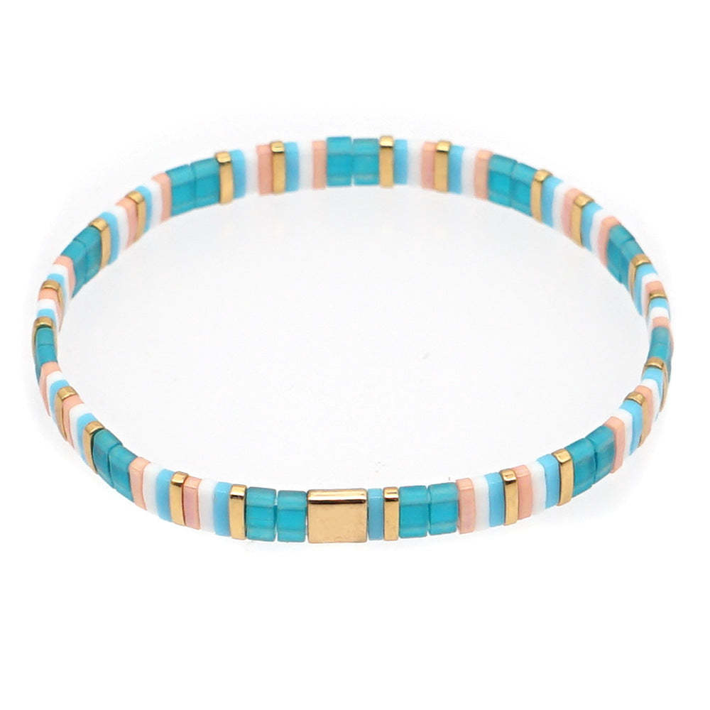 Bracciale Tila Blu, Regalo Artigianale Alla Moda Vintage Per Gli Amanti Dei Gioielli - soufeelit