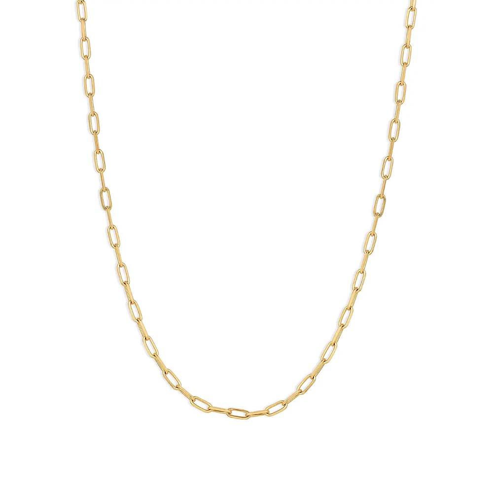 Collana Minimalista In Oro, Regalo Per Donna. Collana Delicata E Sottile - soufeelit